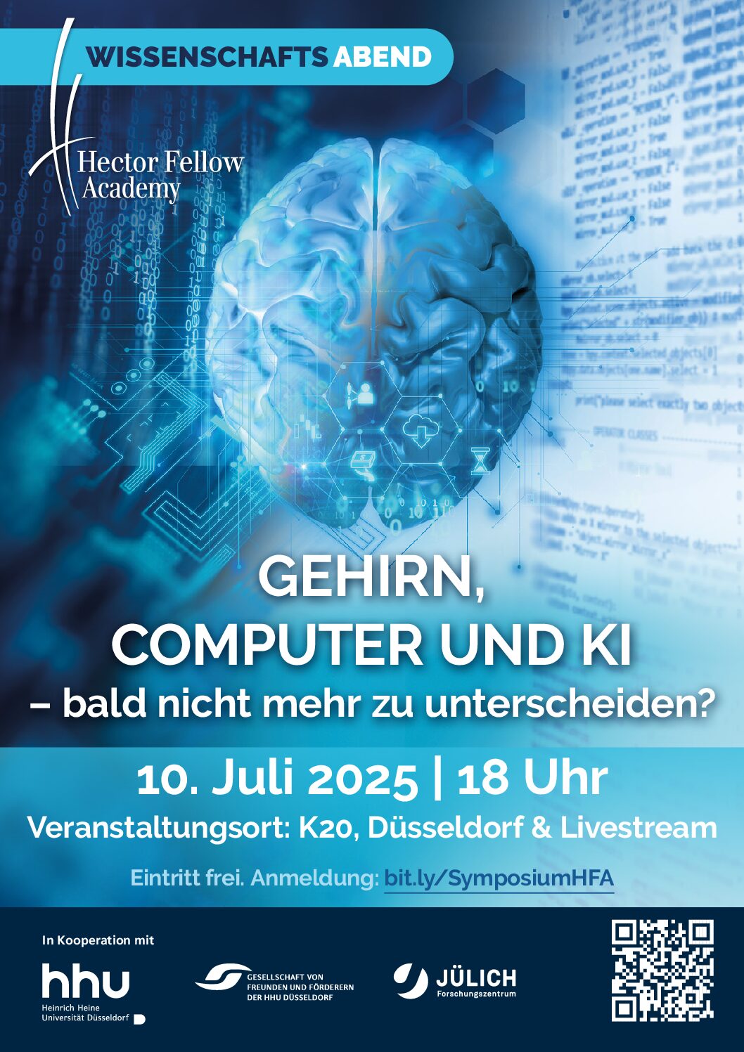 Du betrachtest gerade Wissenschaftsabend: Gehirn, Computer und KI – bald nicht mehr zu unterscheiden?