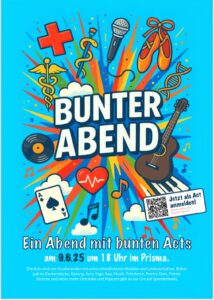 Poster bunter abend 9.6.25