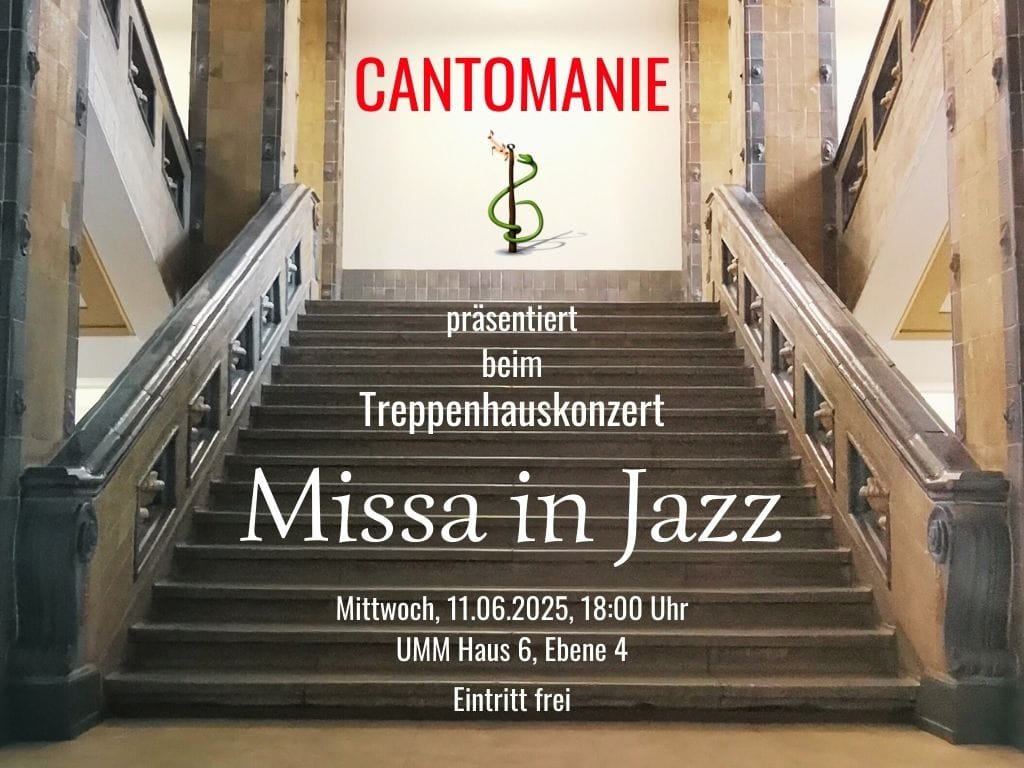 Du betrachtest gerade Treppenhauskonzert Cantomanie am 11.6.2025