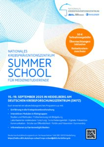 Mehr über den Artikel erfahren Nationales Krebspräventionszentrum – Summer School in Heidelberg