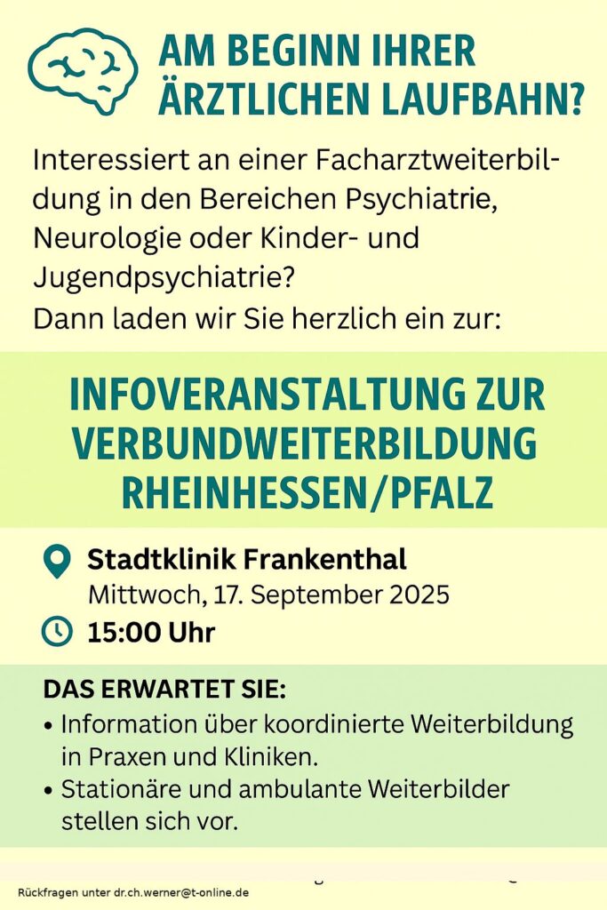 Weiterbildung psychiatrie