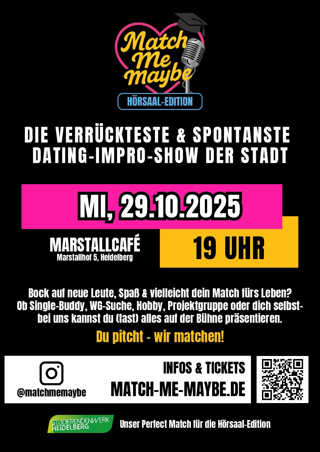 Du betrachtest gerade 29.10 / Match Me Maybe Event in HD