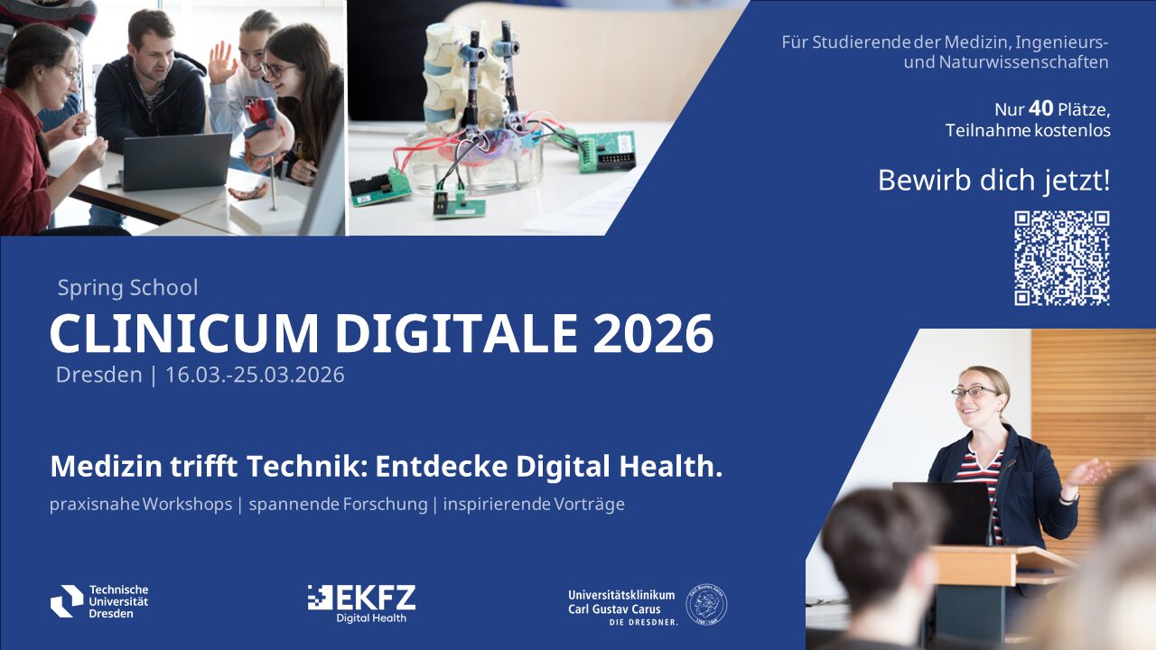 Du betrachtest gerade Spring School Clinicum Digitale 2026 in Dresden