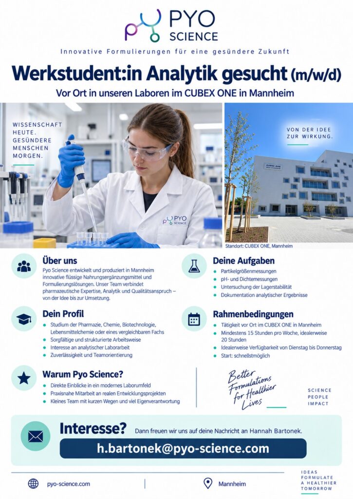 Ausschreibung Werkstudierende